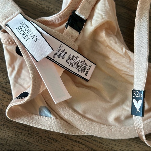 Victoria's Secret Tan and Black Polka Dot Bra - Picture 3 of 3